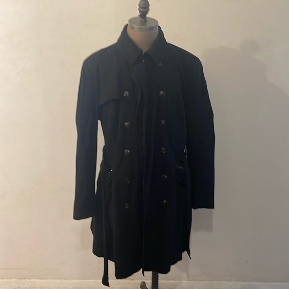 Asos military style, tie waist, black jacket - Picture 2 of 8